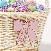 Pink Stain Wood Tag