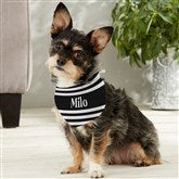 Black  White Personalized Dog Bandana  - 54697