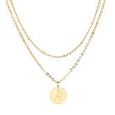 Gold Initial Necklace