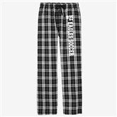 Black  White Flannel Pants