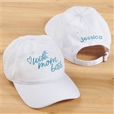 Personalized Wife. Mom. Boss. Baseball Cap by Jessie James Decker - 54758
