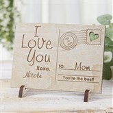 Engraved Wooden Postcard for Mom by Jessie James Decker - 54764