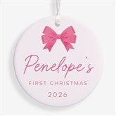 Holiday Bow Personalized Ornament  - 55049