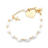 Engraved Childrens 14K Gold Over Sterling Rosary Bracelet - 55100