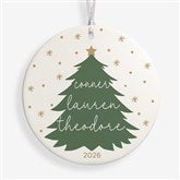 Scripted Spruce Personalized Ornament - 55149