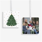 Scripted Spruce Personalized Ornament - 55149