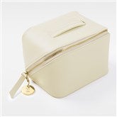 Cream Small Leather Case