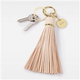 Blush Tassel Keychain