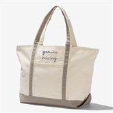 Grey Boat Tote