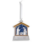 Nativity Manger Ornament