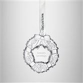 Etched Waterford Crystal Wreath Ornament - 56024