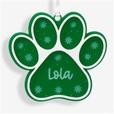 Green  White Ornament