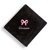 Kittenish Embroidered Western Icon Fleece Blanket - 56627
