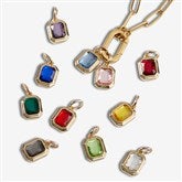 Gold Birthstone Charms
