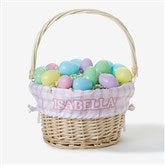 Bubble Name Personalized Easter Basket with Folding Handle - 57191