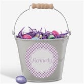 Rainbow Pattern Personalized Treat Bucket - 57196