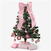 Embroidered Holiday Bow Tree Topper  - 57201