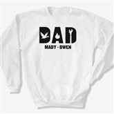 Dads Hobbies Personalized Adult Sweatshirts - 57405