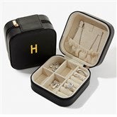 Bold  Chic Personalized Small Leatherette Travel Jewelry Case  - 57459