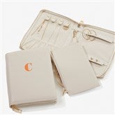 Bold  Chic Personalized Leatherette Bi-fold Jewelry Case  - 57465