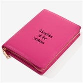 Write You Own Personalized Leatherette Bifold Jewelry Case  - 57467