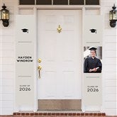 Modern Graduate Personalized Photo Door Banner Set of 2 - 57507