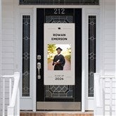 Modern Graduate Personalized Photo Graduation Door Banner - 57509