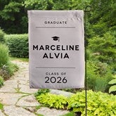 Modern Graduate Personalized Graduation Garden Flag - 57511