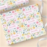 Spring Meadow Personalized Wrapping Paper - 57616