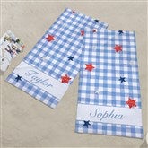 Watercolor Freedom Personalized Beach Towel - 57666