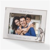 Fairway Memories Engraved Metal Golfer Picture Frame - 57668
