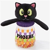 Checker Name Personalized Halloween Candy Jar - 57828