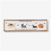 Halloween Paws Personalized Wall Art    - 58154