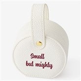 Write Your Own Personalized Leatherette Travel Jewelry Case w/ Strap - 58528