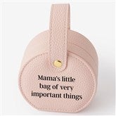 Write Your Own Personalized Leatherette Travel Jewelry Case w/ Strap - 58528