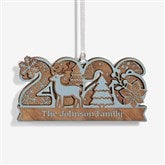 2026 Personalized 2 Piece Wood Ornament - 58615