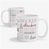 Personalized Holiday Repeating Name Mug by Jessie James Decker  - 58751