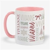 Personalized Holiday Repeating Name Mug by Jessie James Decker  - 58751