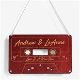 Cassette Tape Personalized Wood Ornament - 58784