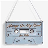 Cassette Tape Personalized Wood Ornament - 58784