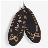 Ballet Slippers Personalized Wood Ornament - 58785