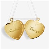 Heart Locket Personalized Acrylic Ornament - 58786