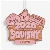 Squishy Hunt Personalized Wood Ornament - 59112