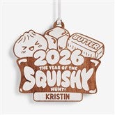 Squishy Hunt Personalized Wood Ornament - 59112
