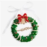 Personalized Jeweled Wreath Ornament  - 59184