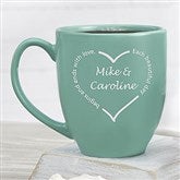 16 oz. Aqua Ceramic Mug