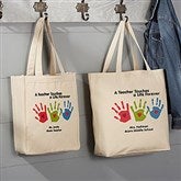 Personalized Teacher Tote Bags - Children