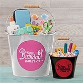 Personalized Birthday Mini Metal Bucket - Birthday Treats - 16512