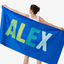 Personalized Kids Beach Towel - All Mine! - 16528
