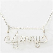 Personalized Wire Name Necklace - 16543D